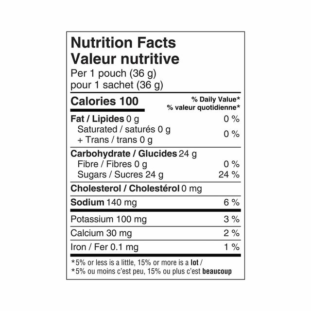Krono Nutrition Gel énergétique Érable - Boîte de 24