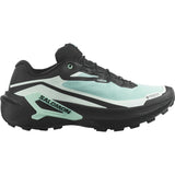Salomon Genesis 2 GTX chaussures de course à pied trail femme - Lichen / Black / Clearly Aqua