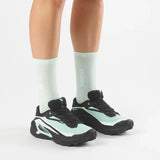 Salomon Genesis 2 GTX chaussures de course à pied trail femme - Lichen / Black / Clearly Aqua