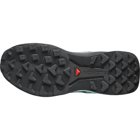 Salomon Genesis 2 GTX chaussures de course à pied trail femme - Lichen / Black / Clearly Aqua