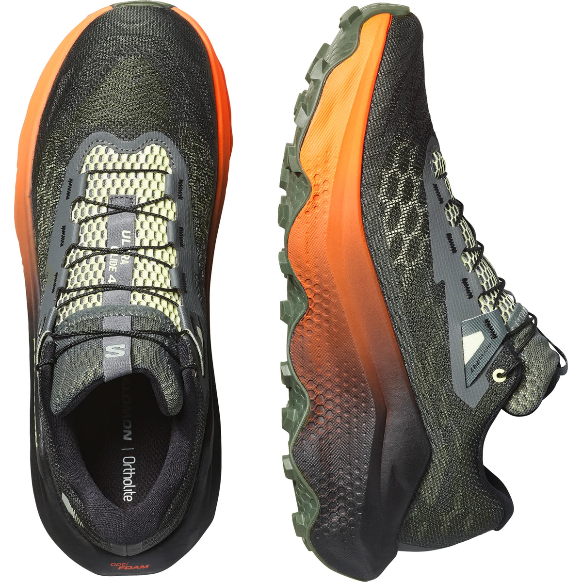 Salomon Ultra Glide 4 chaussures de course à pied trail homme – Urban Chic / Black / Lime Cream (vue produit 6)