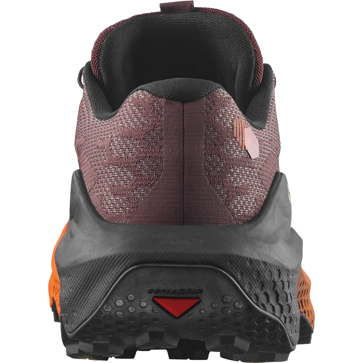 Salomon Ultra Glide 4 trail running shoes for women – Huckleberry / Black / Red Orange (product view 3)
