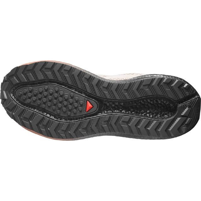 Salomon Aero Blaze 4 GRVL GTX running shoes for women - Vanilla Ice / Black, medial view