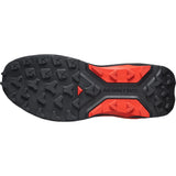 Salomon S/Lab Genesis 2 unisex trail running shoes – Iron / Black / Fiery Red, top view