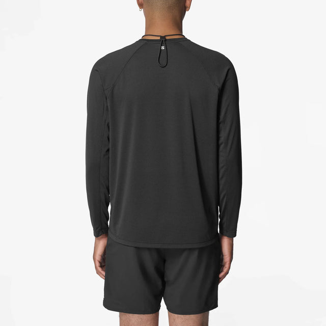 Salomon SHAKEout Core t-shirt de course à manches longues pour homme - Deep Black