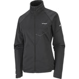 Salomon Sense Aero Softshell running jacket for women - Deep Black - front view