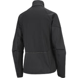 Salomon Sense Aero Softshell running jacket for women - Deep Black - back view