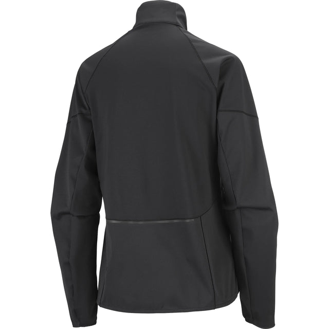 Salomon Sense Aero Softshell running jacket for women - Deep Black - back view
