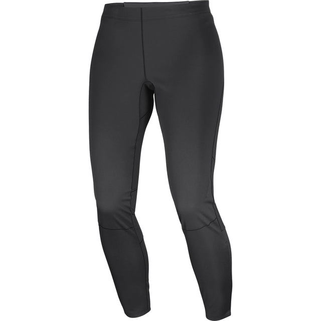 Salomon Sense Aero Softshell running tights for women - Deep Black - front view