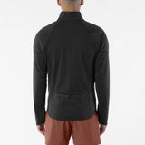 Salomon Sense Aero Softshell running jacket for men - Deep Black - worn