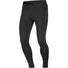 Salomon SHAKEout Core Warm running tights for men - Deep Black - front view