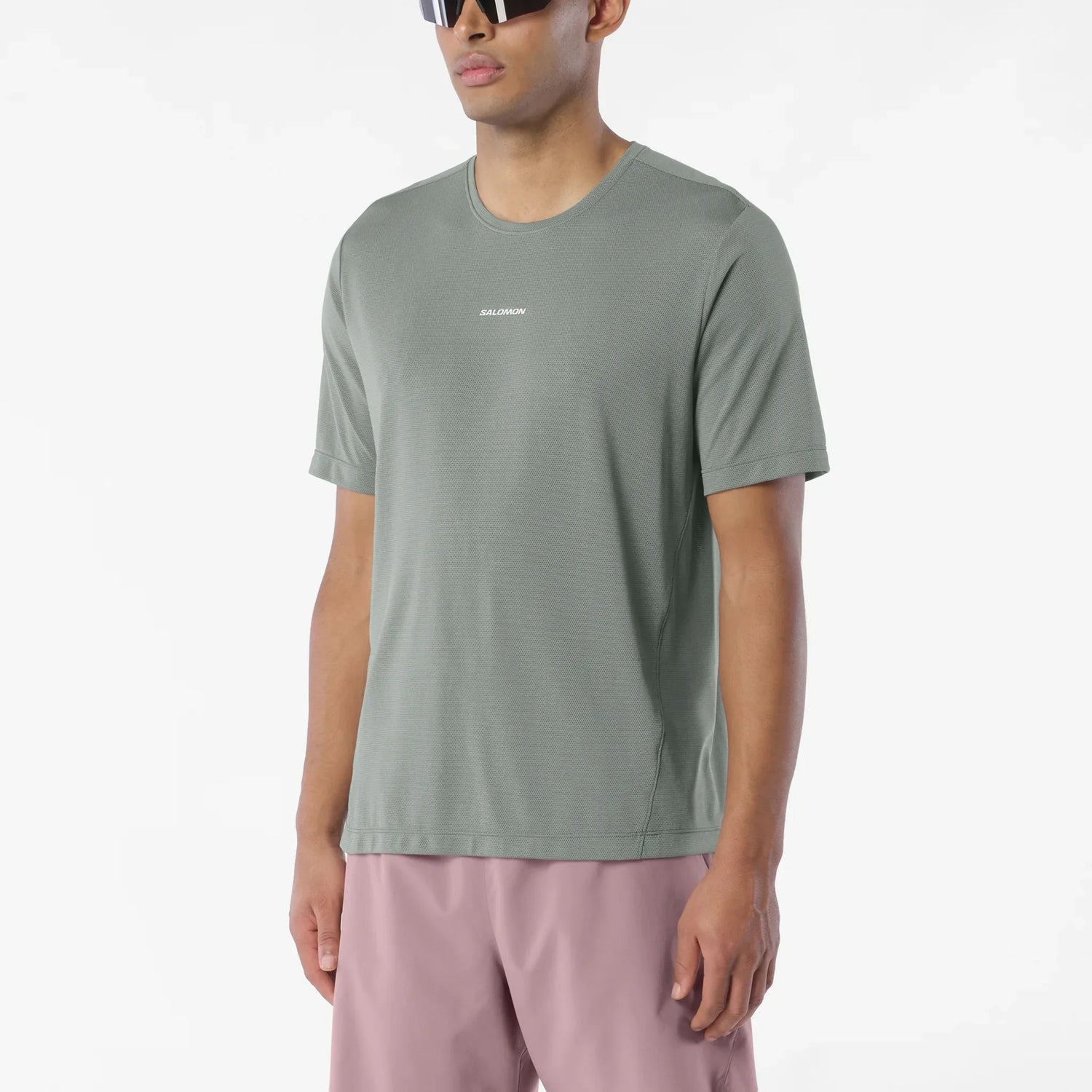 Salomon SHAKEout Core T-shirt de course et entrainement pour homme - Castor Gray
