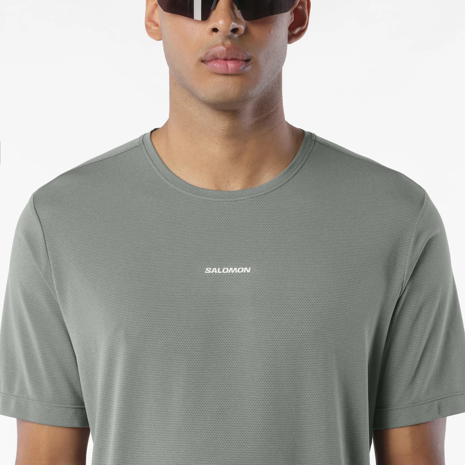 Salomon SHAKEout Core T-shirt de course et entrainement pour homme - Castor Gray