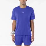 Salomon SHAKEout Core T-shirt de course et entrainement pour homme - Clematis Blue