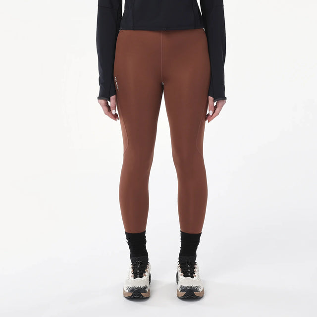 Salomon SHAKEout Core 28" leggings de course à pied pour femme - Burnt Umber