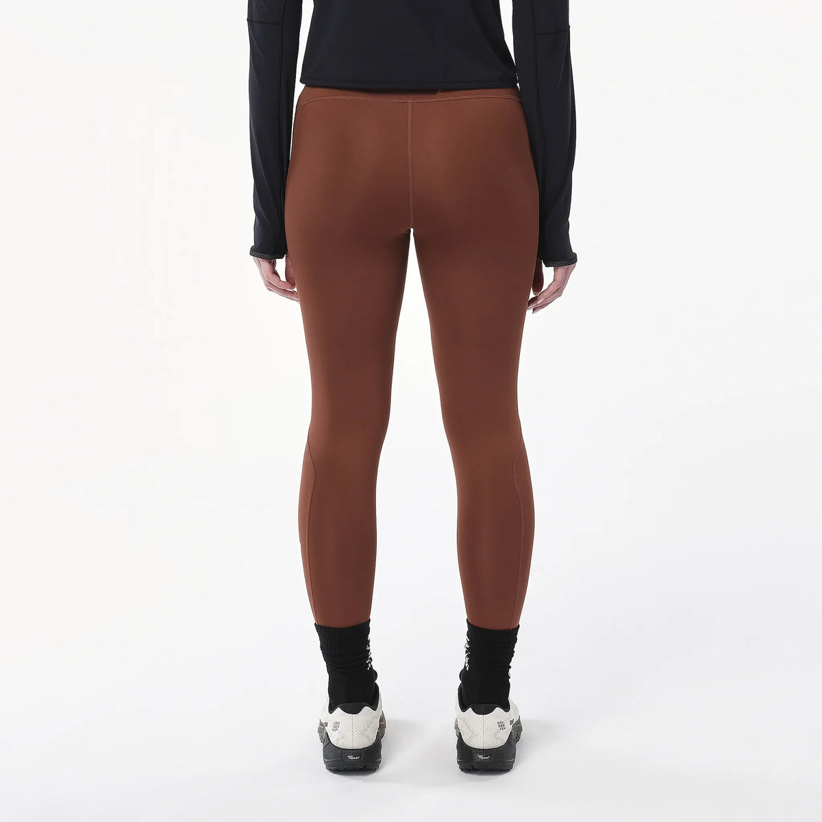 Salomon SHAKEout Core 28" leggings de course à pied pour femme - Burnt Umber