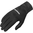 Salomon Tech Softshell unisex winter running gloves - Deep Black - front view
