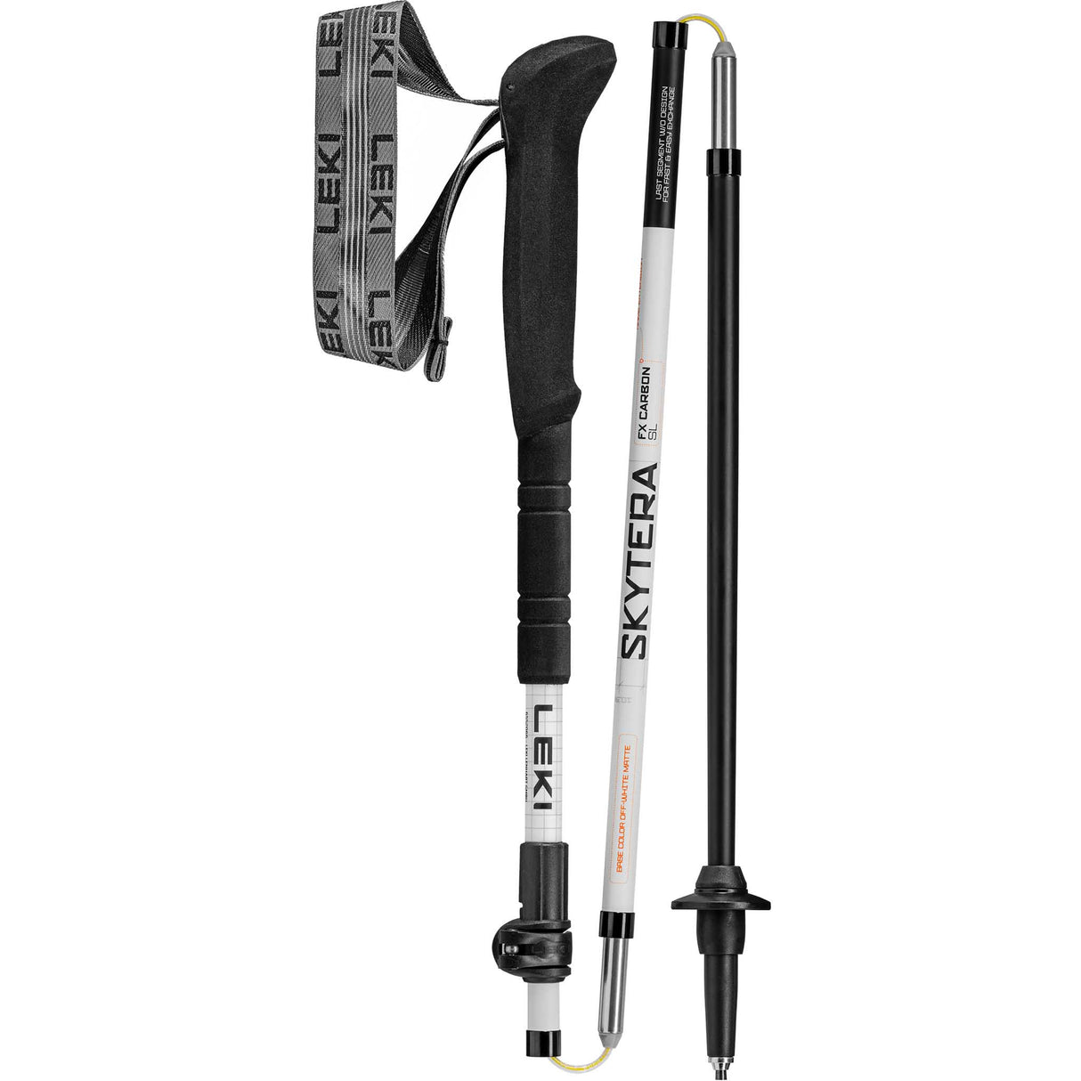 Leki Skytera FX Carbon SL bâtons de trekking - Blanc / Noir