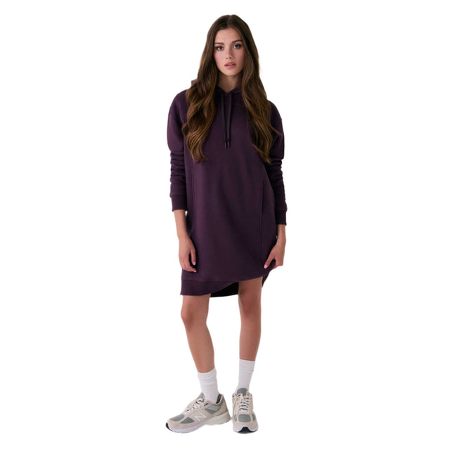 Lolë Lolë robe à capuchon en molleton Icon pour femme