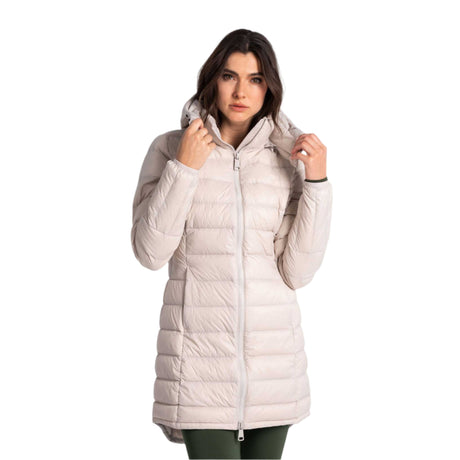 Lolë Claudia manteau duvet femme - Beige Argenté