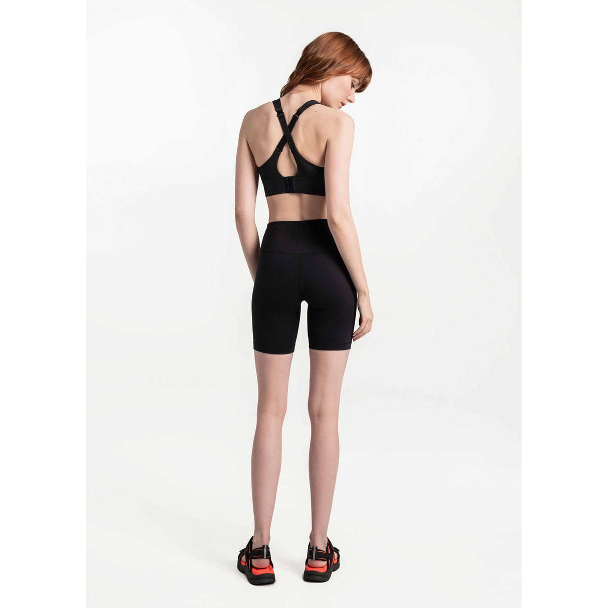 Lolë Comfort Stretch Bike Short femme dos live-noir