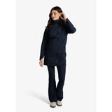 Lolë Element manteau long femme face- bleu espace