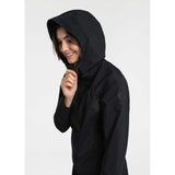 Lolë manteau de pluie Element long capuchon - Noir