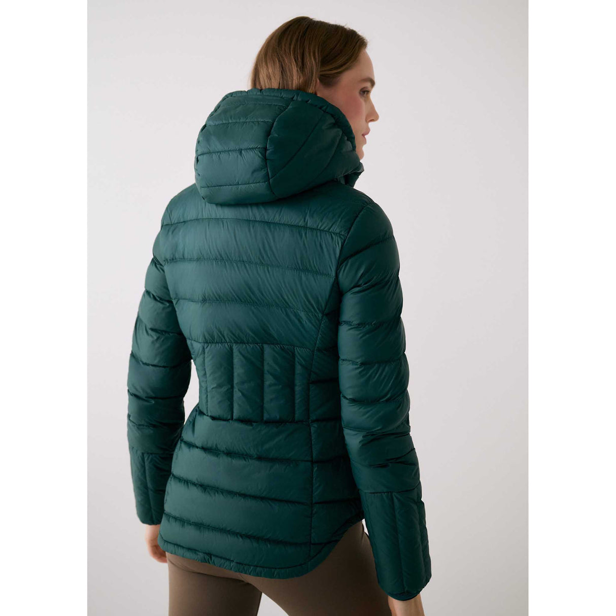 Lolë manteau en duvet Emeline pour femme dos - Midnight Teal