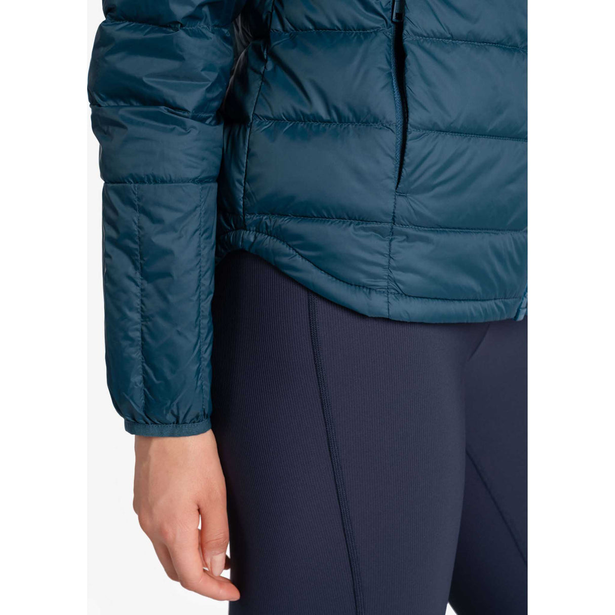 Lolë manteau court en duvet Emeline femme taille-bleu fjord
