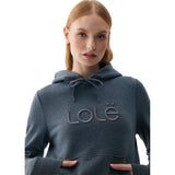 Lolë chandail à capuchon icone pour femme - Bleu Pierre Chiné