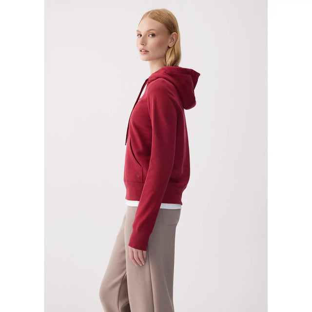 Lolë chandail à capuchon icone pour femme - Grenat