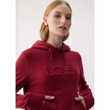 Lolë chandail à capuchon icone pour femme - Grenat