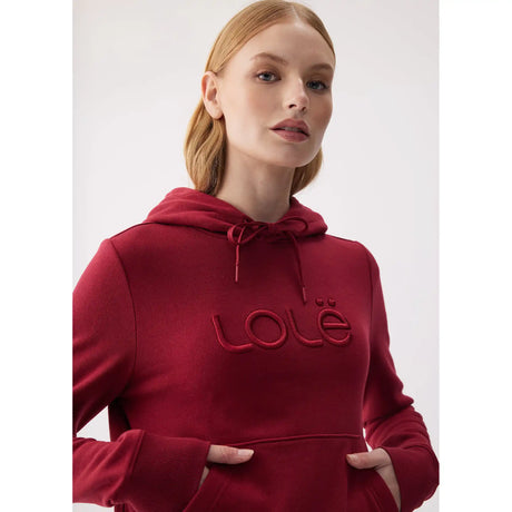 Lolë chandail à capuchon icone pour femme - Grenat