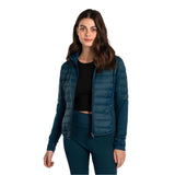 Lolë manteau coupe-vent isolé Just pour femme face- bleu fjord