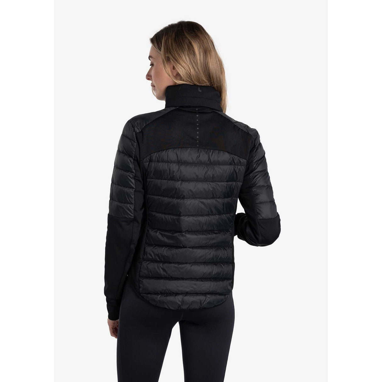 Lolë manteau coupe-vent isolé Just pour femme dos - noir