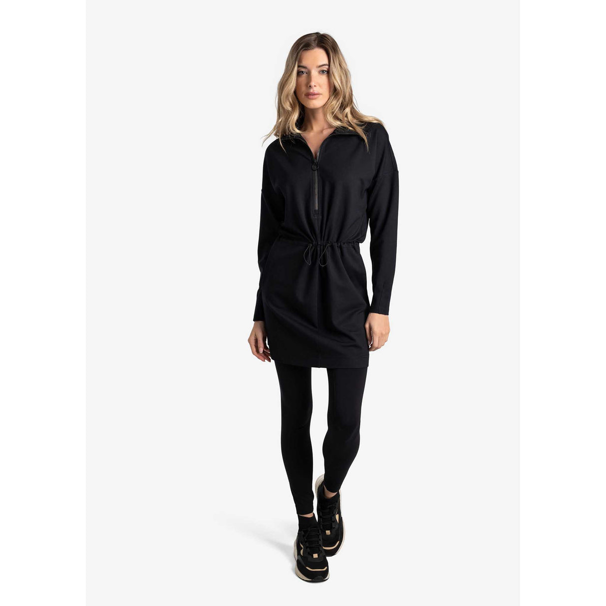 Lolë Mindset robe à col zippé taille live 2- noir