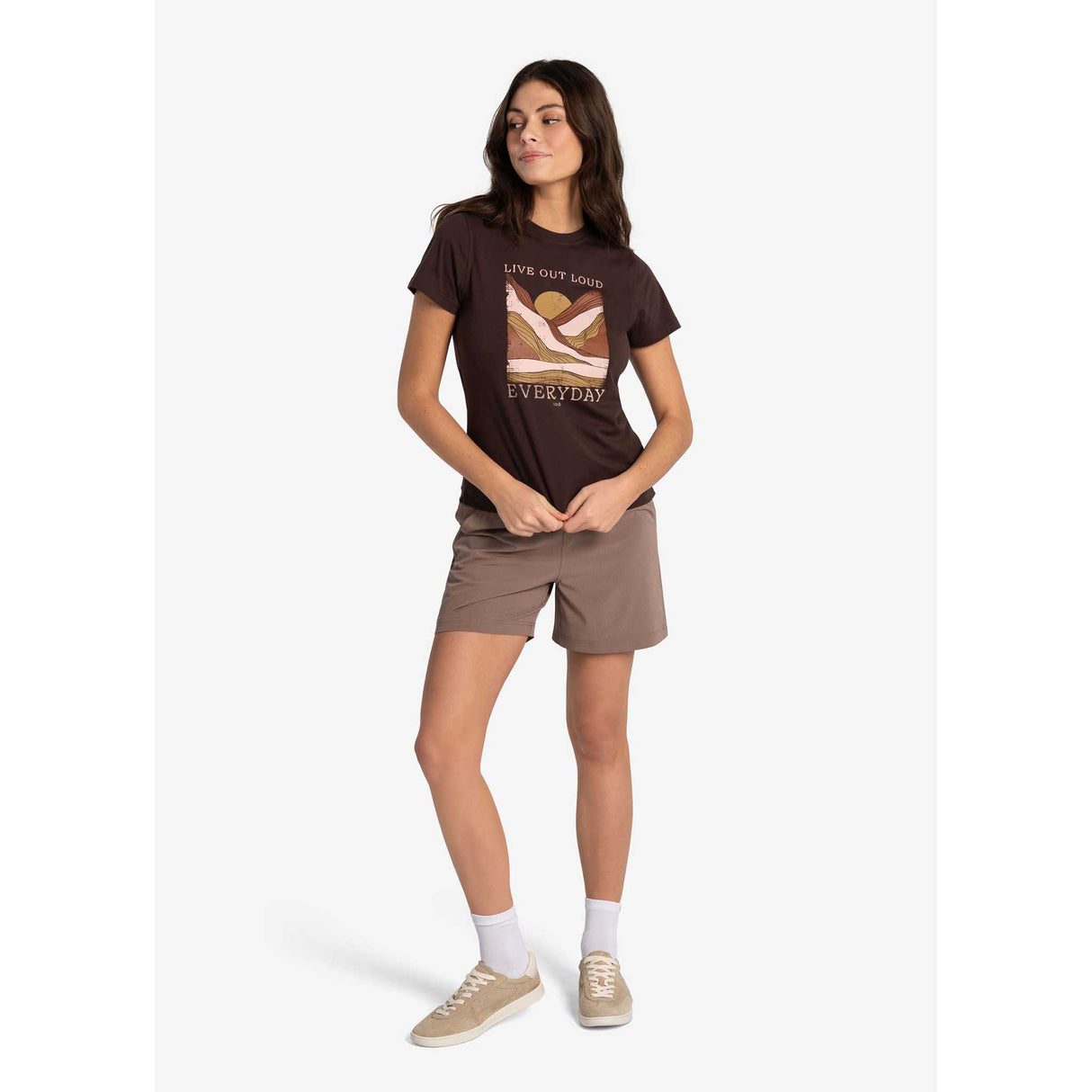 Lole Short Momentum femme face- fossile