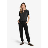 Lole Olivie Joggers pantalon femme live- noir / blanc