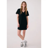 Lolë Robe col en V Olivie - Noir