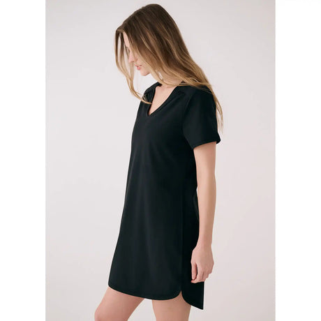 Lolë Robe col en V Olivie - Noir