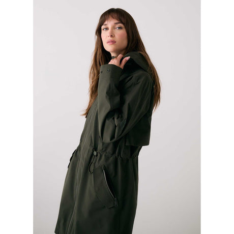 Lolë manteau de pluie Piper 2.0 lateral - Vert Olive