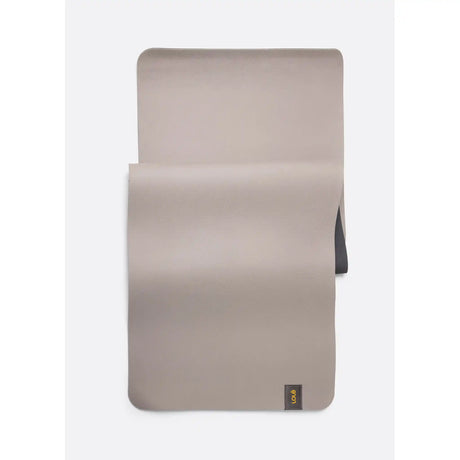 Lolë tapis de yoga Pose avec sangle - Noir / Galet