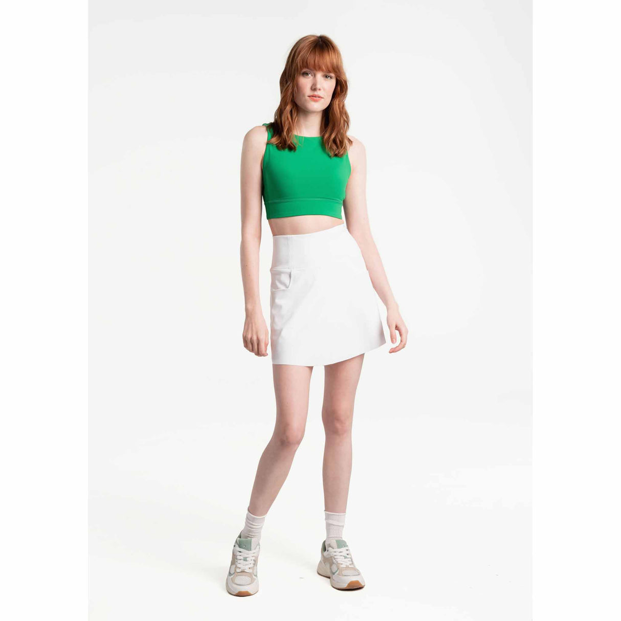 Lolë jupe-short Step Up pour femme live - blanc