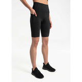 Lolë Short cycliste Step Up femme lateral- noir