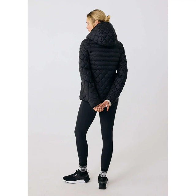 Lolë manteau isolé The Base pour femme - Noir