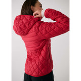 Lolë manteau isolé The Base pour femme capuche - Crimson