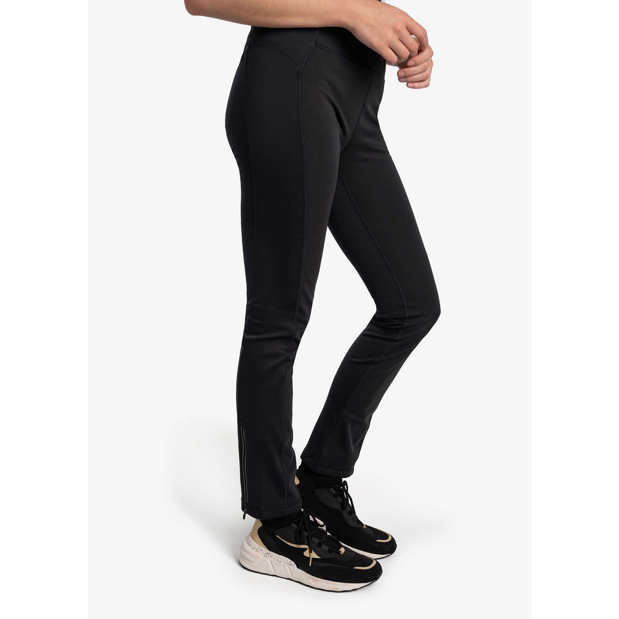 Lolë pantalon chaud Trek pour femme lateral - noir