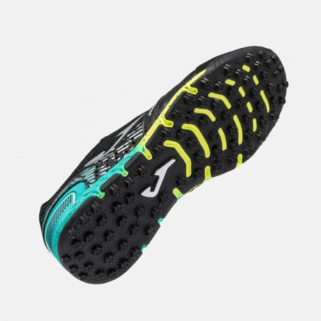 Joma Mundial 26 turf, black and turquoise - outsole