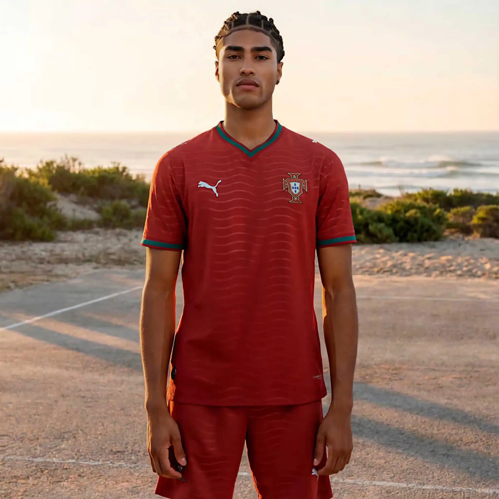 Puma Portugal Maillot de soccer domicile authentique 2026 pour homme