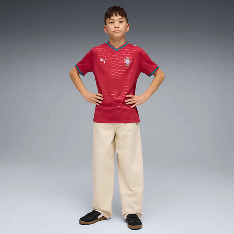Puma Portugal Maillot de soccer domicile 2026 pour enfants